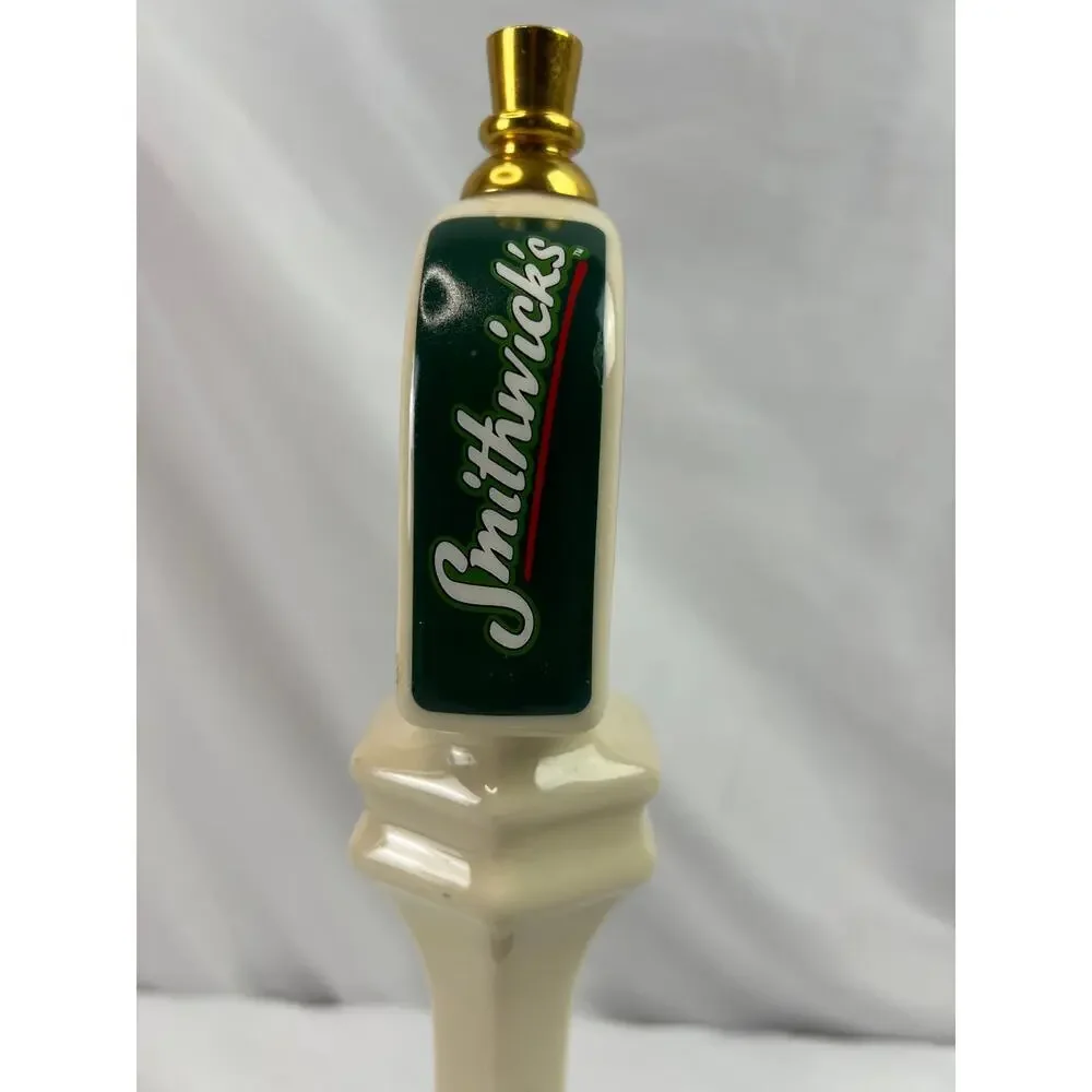 Smithwick's Imported Irish Ale 1710 Ceramic Beer Tap Handle 13 Inch Vintage